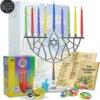 9" Menorah, Candles, Dreidel, Play Coins Hannukah Set Chrome 2 9" Menorah, Candles, Dreidel, Play Coins Hannukah Set Chrome -Holiday Supplies 91qh0m2lu7L. AC SL1500 11596.1666346099