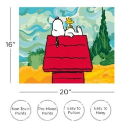 Peanuts Snoopy Chill Art By Numbers 8 Peanuts Snoopy Chill Art By Numbers -Holiday Supplies 952 Untitled design 30051.1665554498