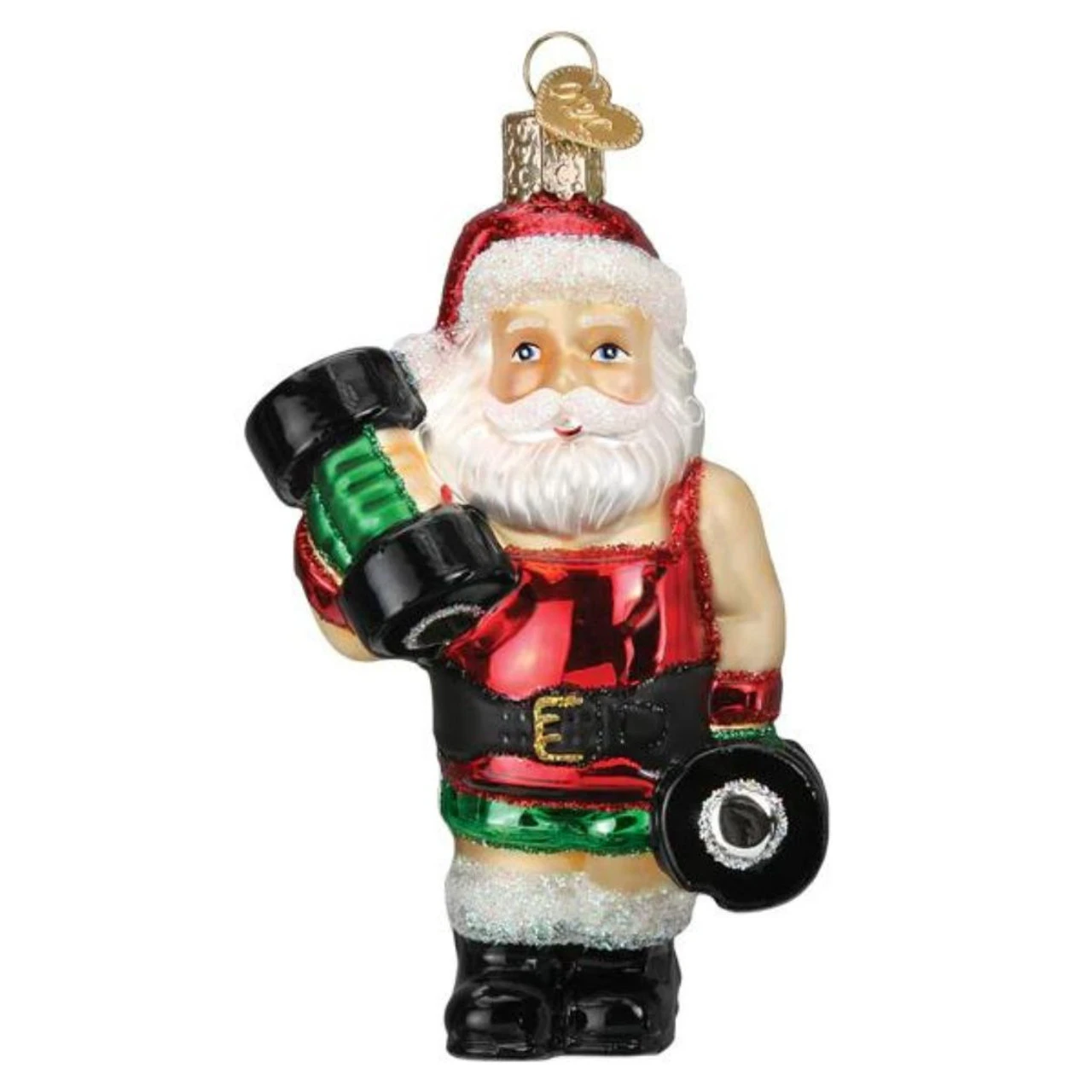 Body Builder Santa Ornament 3 Body Builder Santa Ornament