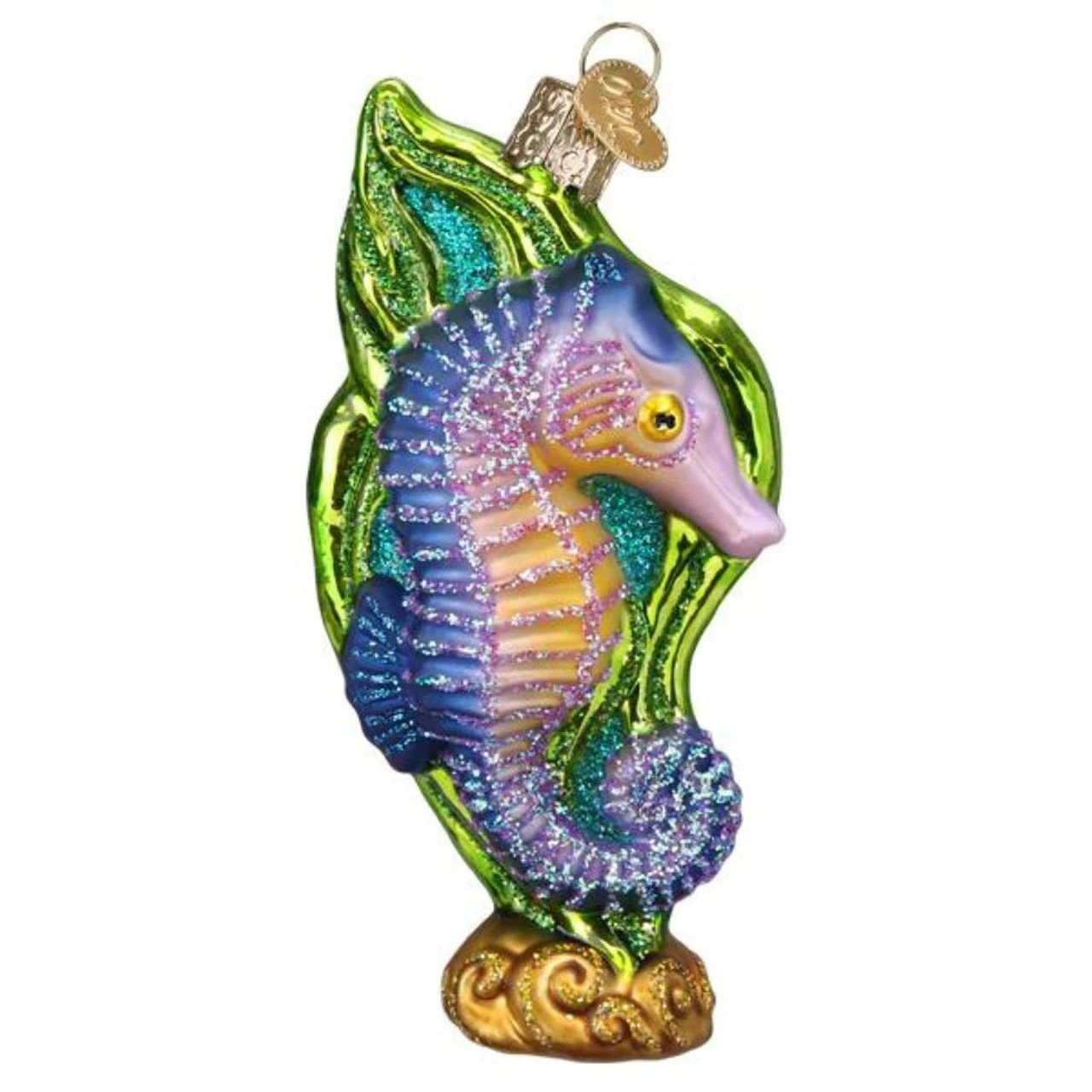 Colorful Seahorse Ornament 3 Colorful Seahorse Ornament