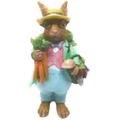 Bunny With Vegetables -Holiday Supplies Bunny Front 1 23231.1647612818