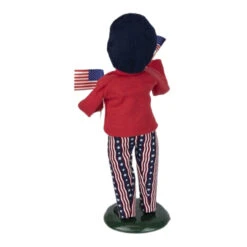 Byers' Choice - Patriotic Boy Caroler -Holiday Supplies Byers Choice Patriotic Boy Caroler back 99426.1684948068