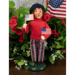 Byers' Choice - Patriotic Boy Caroler -Holiday Supplies Byers Choice Patriotic Boy 51453.1684948056