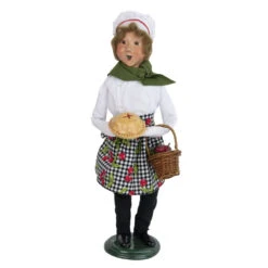 Byers' Choice Chef With Cherry Pie Caroler