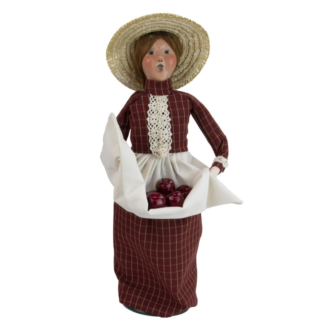 Byers' Choice Crier Woman With Apples Caroler 3 Byers' Choice Crier Woman With Apples Caroler