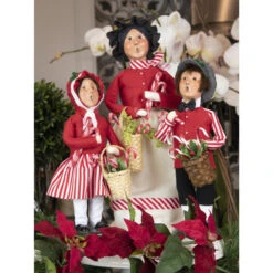 Byers' Choice Woman With Candy Canes Caroler 11 Byers' Choice Woman With Candy Canes Caroler -Holiday Supplies Byers Choice Family With Candy Canes Caroler 82526.1684935105