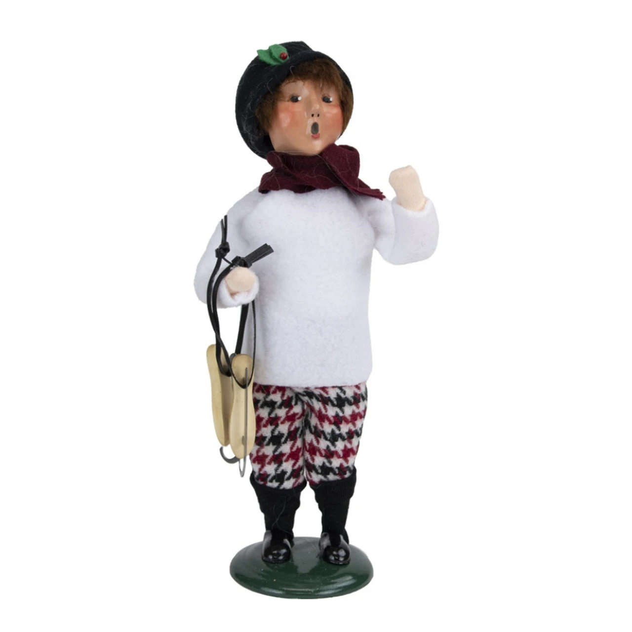 Byers' Choice Family With Skates Boy Caroler 3 Byers' Choice Family With Skates Boy Caroler