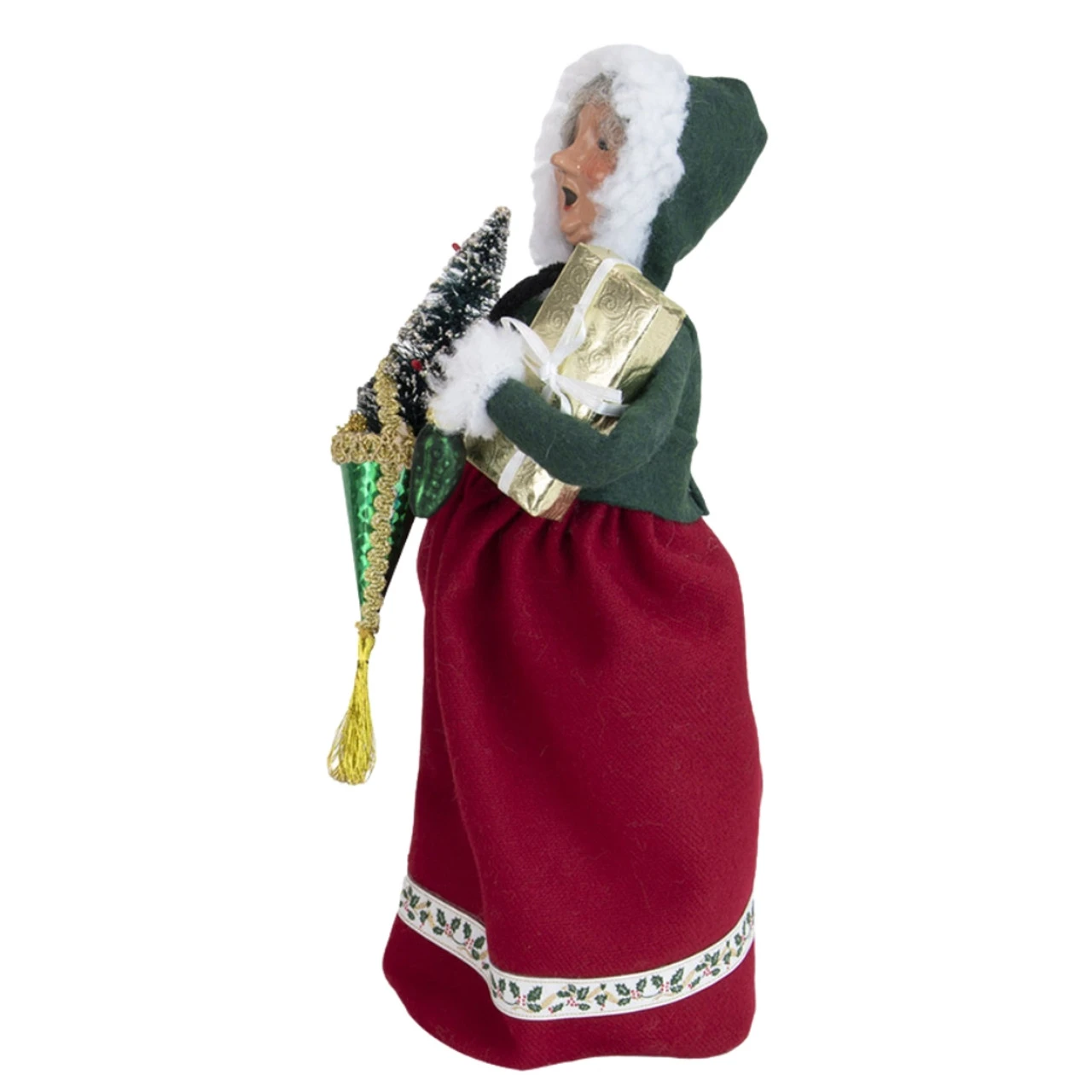 Byers' Choice Mrs Claus With Ornaments Caroler 6 Byers' Choice Mrs Claus With Ornaments Caroler - Image 4
