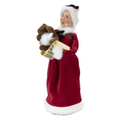 Byers' Choice Red Velvet Mrs. Claus Caroler -Holiday Supplies Byers Choice Red Velvet Mrs. Claus Caroler left 1 47010.1685025704