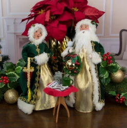 Byers' Choice - Regal Mrs. Claus Caroler 11 Byers' Choice - Regal Mrs. Claus Caroler -Holiday Supplies Byers Choice Regal Mrs Claus and Santa 2022 3225 3225W 60371.1648486555