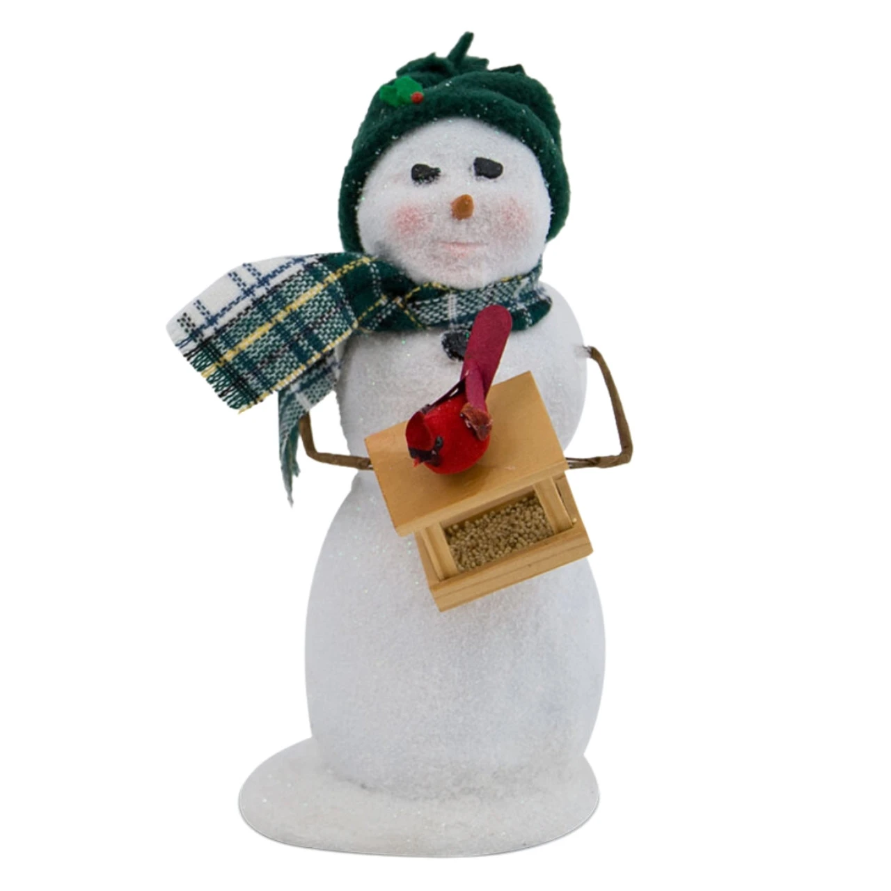 Byers' Choice Snowman With Bird Feeder 3 Byers' Choice Snowman With Bird Feeder
