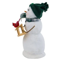 Byers' Choice Snowman With Bird Feeder 9 Byers' Choice Snowman With Bird Feeder -Holiday Supplies Byers Choice Snowman With Bird Feeder vleft 95369.1684932224