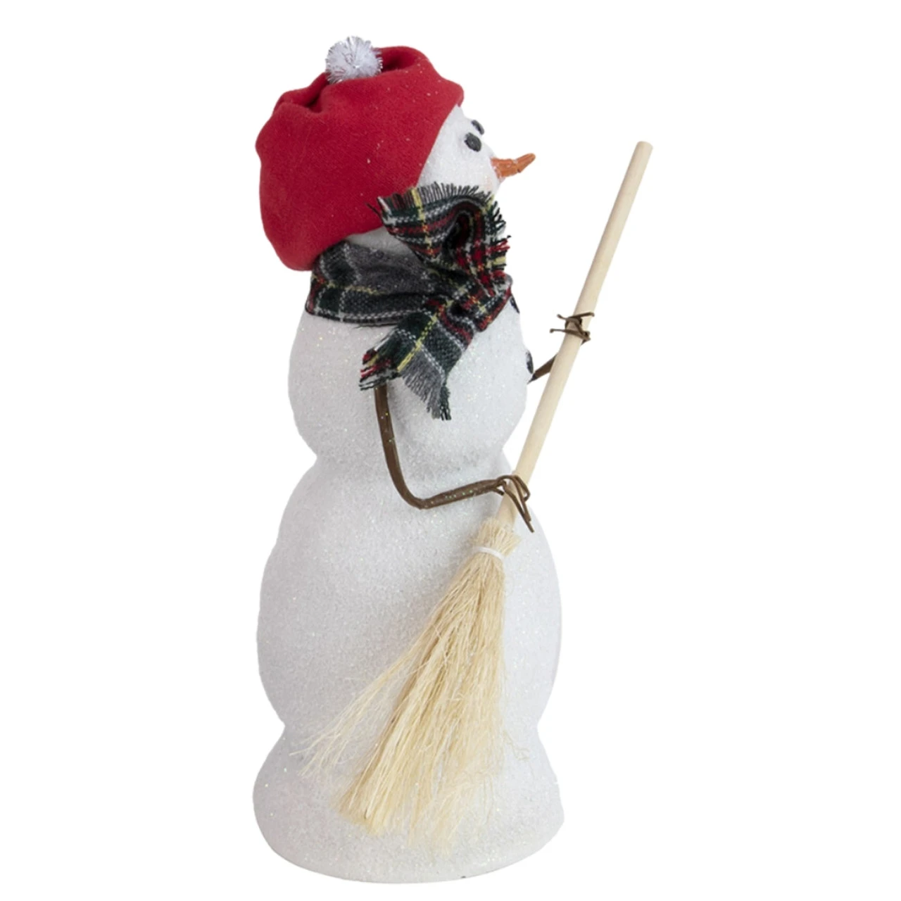 Byers Choice Snowman With Broom 4 Byers Choice Snowman With Broom - Image 2