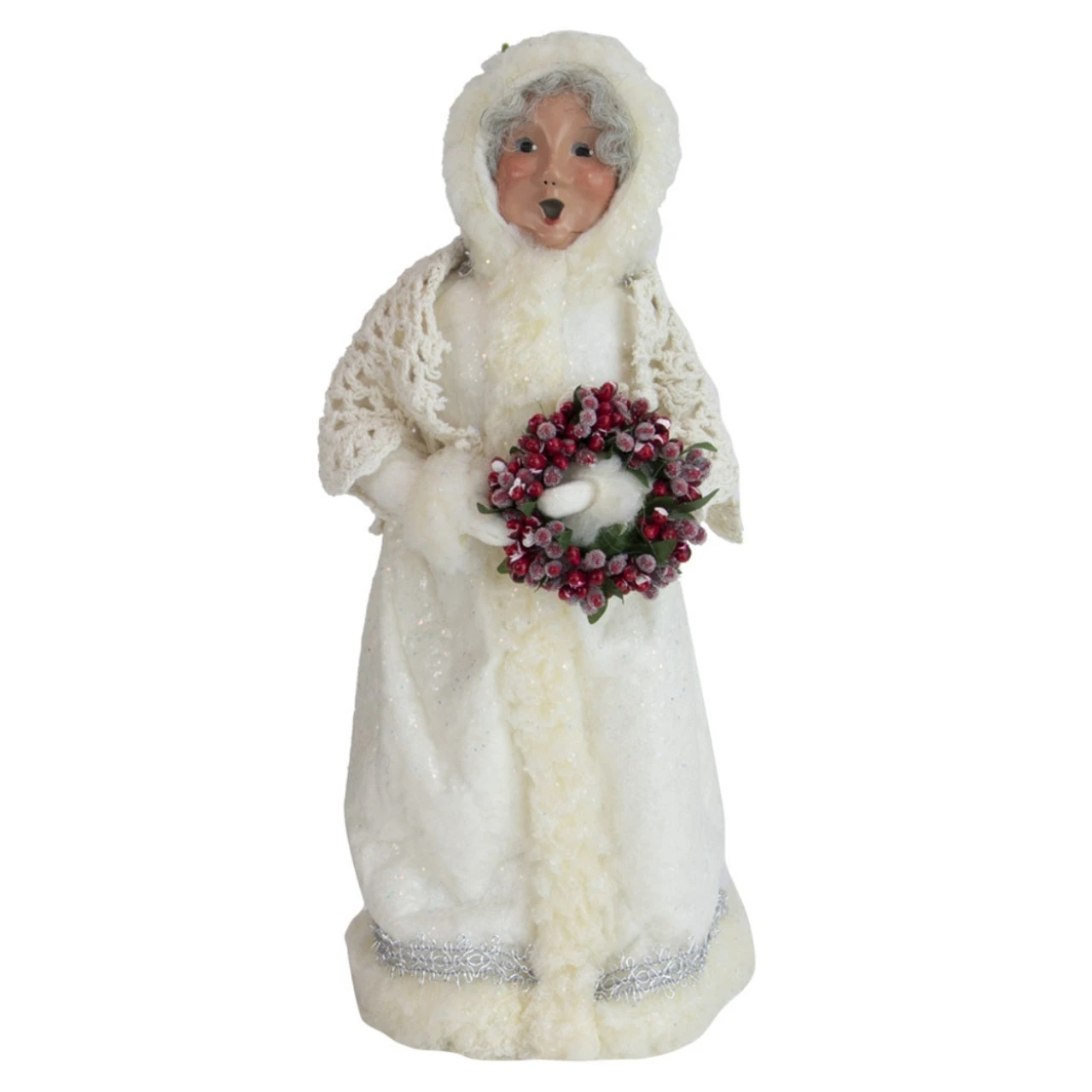 Byers' Choice Sparkling Mrs Claus Caroler 3 Byers' Choice Sparkling Mrs Claus Caroler