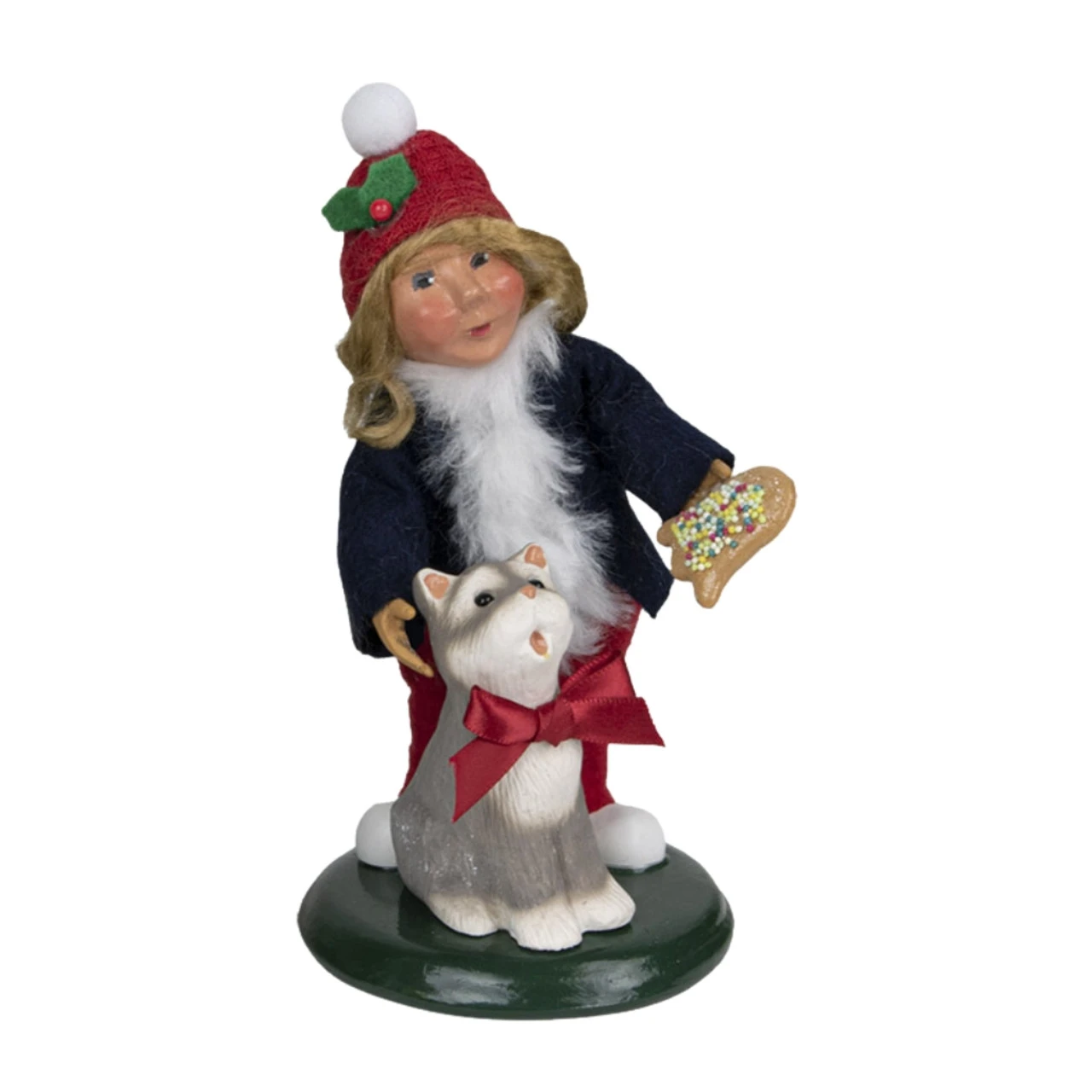 Byers' Choice Toddler With Cat Caroler 3 Byers' Choice Toddler With Cat Caroler