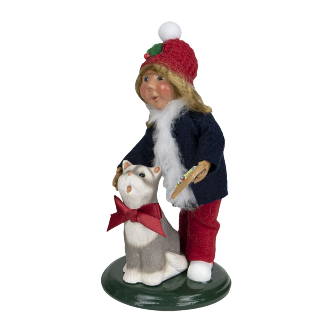 Byers' Choice Toddler With Cat Caroler 6 Byers' Choice Toddler With Cat Caroler - Image 4