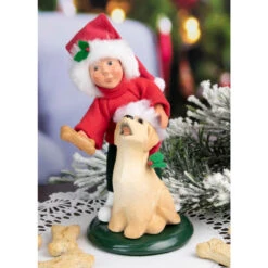 Byers' Choice Toddler With Dog Caroler -Holiday Supplies Byers Choice Toddler With Dog Caroler 71621.1685042043