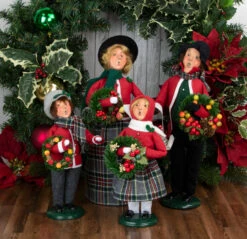 Byers' Choice - Walker Family Boy Caroler 11 Byers' Choice - Walker Family Boy Caroler -Holiday Supplies Byers Choice Walker Family With Wreathes 2022 1222W 1222M 1222G 1222B 79242.1648485687