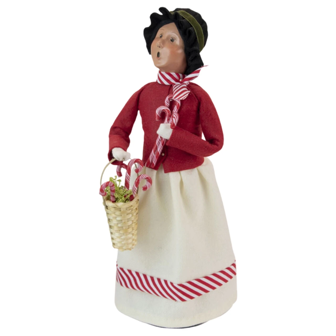Byers' Choice Woman With Candy Canes Caroler 6 Byers' Choice Woman With Candy Canes Caroler - Image 4