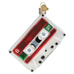 Christmas Mixtape Ornament -Holiday Supplies Christmas Mix Tape Ornament back 64797.1679685697