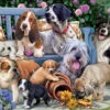 Dogs On A Bench Jigsaw Puzzle 1000 Piece 2 Dogs On A Bench Jigsaw Puzzle 1000 Piece -Holiday Supplies Dogs on a Bench Jigsaw 70857.1540323557