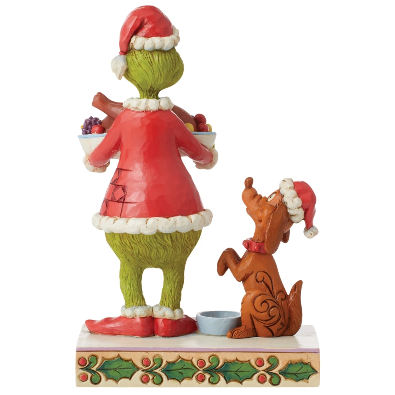 Jim Shore - Dr. Seuss - Grinch With Christmas Dinner Figurine 4 Jim Shore - Dr. Seuss - Grinch With Christmas Dinner Figurine - Image 2
