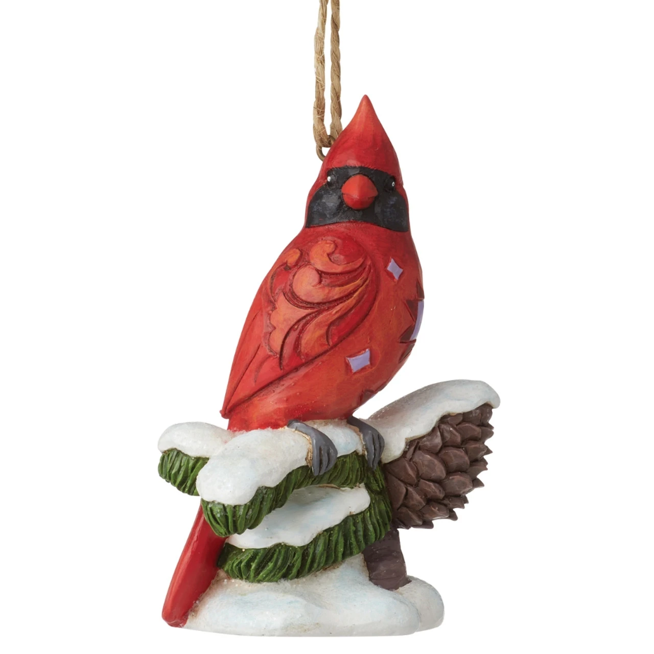 Jim Shore - Heartwood Creek - Caring Cardinals Winter Blessing Ornament