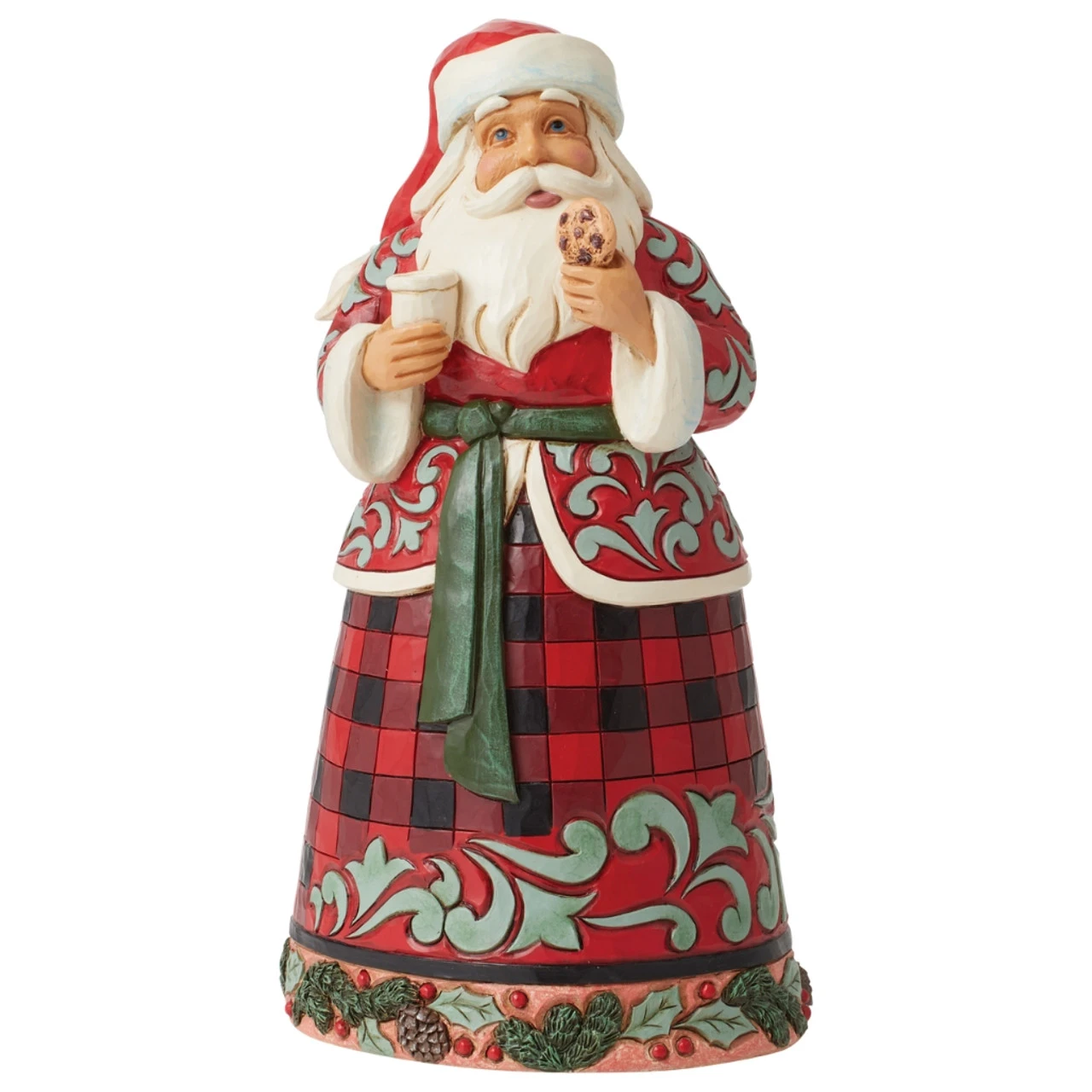 Jim Shore - Heartwood Creek - Highland Glen Santa And Mrs. Claus Set Of 2 Figurine - Image 2