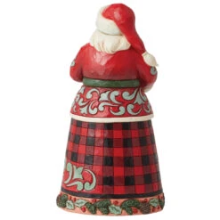 Jim Shore - Heartwood Creek - Highland Glen Santa And Mrs. Claus Set Of 2 Figurine -Holiday Supplies Jim Shore Heartwood Creek Highland Glen Santa And Mrs. Claus Figurine santa back 37587.1683125670