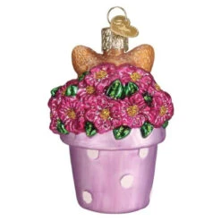 Kitten In Flower Pot Ornament -Holiday Supplies Kitten In Flower Pot Ornament back 11725.1679685500
