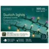 Lumineo 500 Switch Compact LED Lights On Green Wire -Holiday Supplies Lumineo 500 Switch Compact LED Lights On Green Wire 92143.1694711214