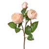 Artificial Rose Stem Blush Pink And White -Holiday Supplies MTF21785 BLSH 88261.1646487197
