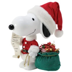 Possible Dreams Peanuts Snoopy Christmas Beagle Clothtique Figurine