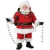 Department 56 Possible Dreams Santa With Christmas Lights Clothtique Figurine -Holiday Supplies Possible Dreams Santa With Christmas Lights Clothtique Figurine 41843.1681410420