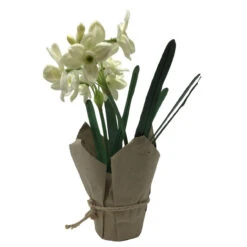 Real Touch Potted Faux Paperwhites -Holiday Supplies Real Touch Potted Faux Paperwhites left 32177.1647266567