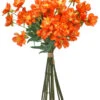 Artificial Orange Cosmos Flower Bundle 14" -Holiday Supplies Rt3J UYg 40478.1612287040