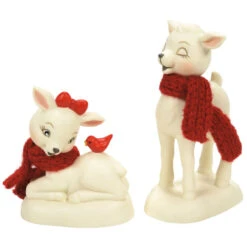Snowbabies - Oh Deer Collectible Animals Set Of 2