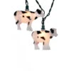 Kurt Adler UL 10-Light Cow Light Set -Holiday Supplies UL0515 27061.1654506477