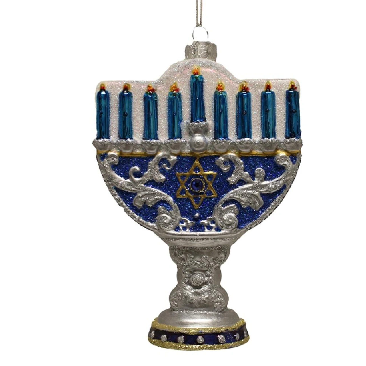 Kurt Adler Noble Gems™ Happy Hanukkah Lights Ornament 3 Kurt Adler Noble Gems™ Happy Hanukkah Lights Ornament