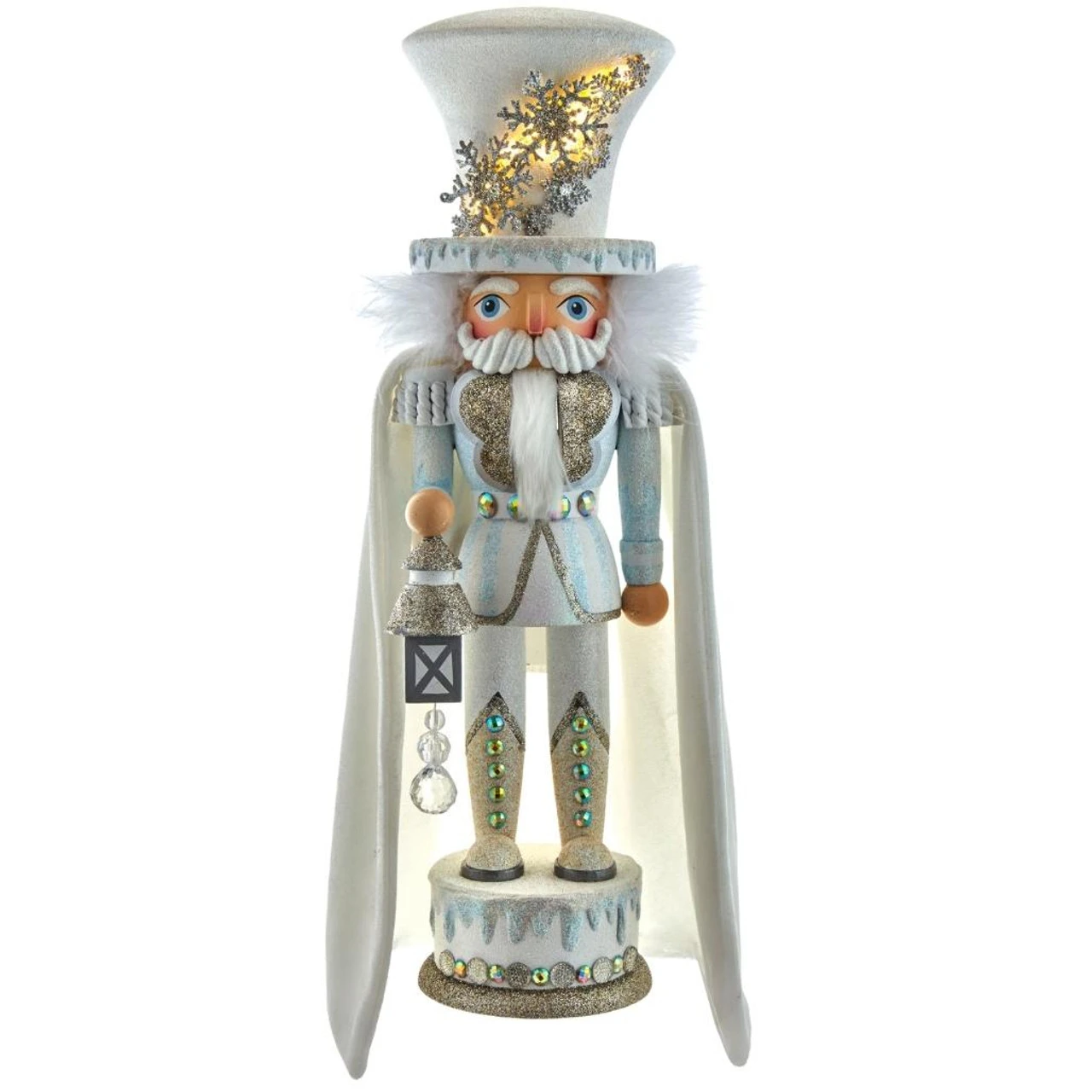Kurt Adler Hollywood Nutcrackers™ White Snowflake LED Soldier Nutcracker 3 Kurt Adler Hollywood Nutcrackers™ White Snowflake LED Soldier Nutcracker