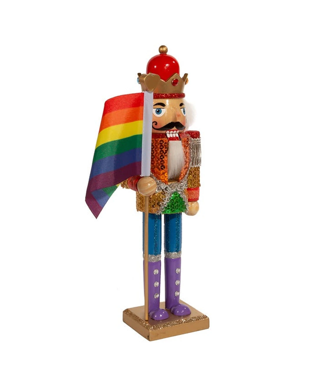 Kurt Adler 12" Gay Pride Nutcracker 4 Kurt Adler 12" Gay Pride Nutcracker - Image 2