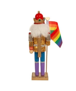 Kurt Adler 12" Gay Pride Nutcracker 11 Kurt Adler 12" Gay Pride Nutcracker -Holiday Supplies f2088 03 82893.1628178708