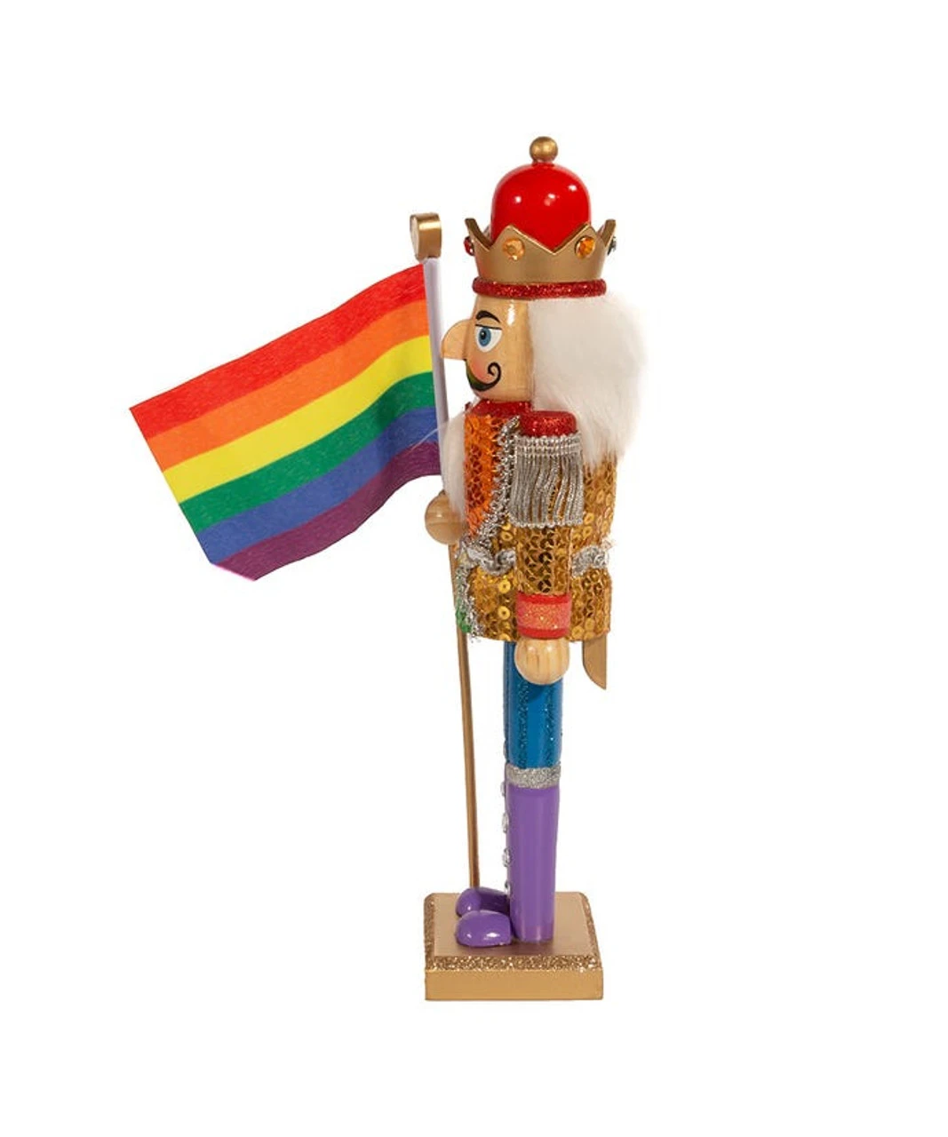 Kurt Adler 12" Gay Pride Nutcracker 7 Kurt Adler 12" Gay Pride Nutcracker - Image 5