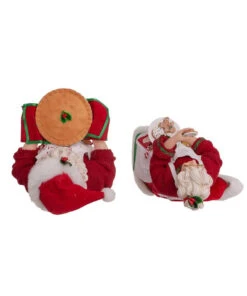 Kurt Adler 10.5" Fabriché™ Mr. And Mrs. Claus Dessert Set, 2-Piece Set 13 Kurt Adler 10.5" Fabriché™ Mr. And Mrs. Claus Dessert Set, 2-Piece Set -Holiday Supplies fa0146 05 15863.1628262949