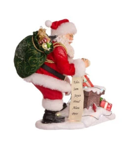 Kurt Adler 10.5" Fabriché™ Lighted Chimney Santa -Holiday Supplies fa0151 02 87067.1628265323