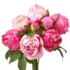 Rose Pink Artificial Peony & Buds Bundle 13" 2 Rose Pink Artificial Peony & Buds Bundle 13" -Holiday Supplies j foX3Q 86030.1612354384