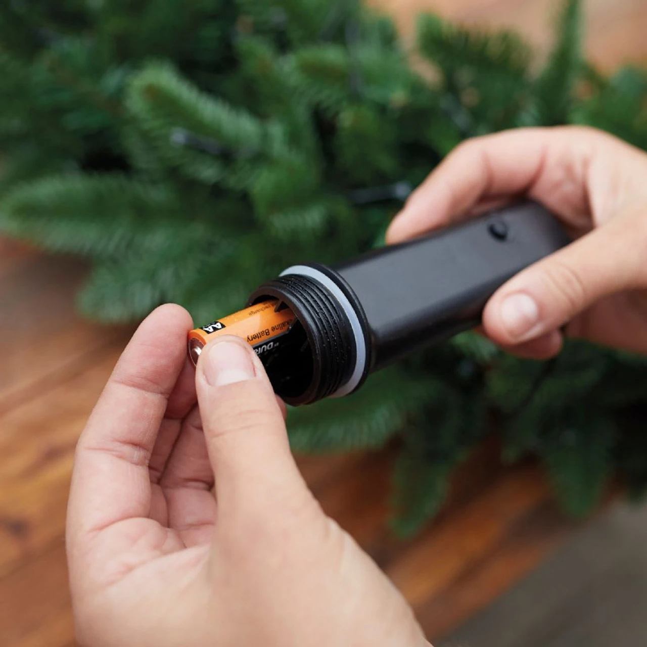 Lumineo 96 LED Battery Operated Multi Color Twinkle Lights Black Wire 6 Lumineo 96 LED Battery Operated Multi Color Twinkle Lights Black Wire - Image 4