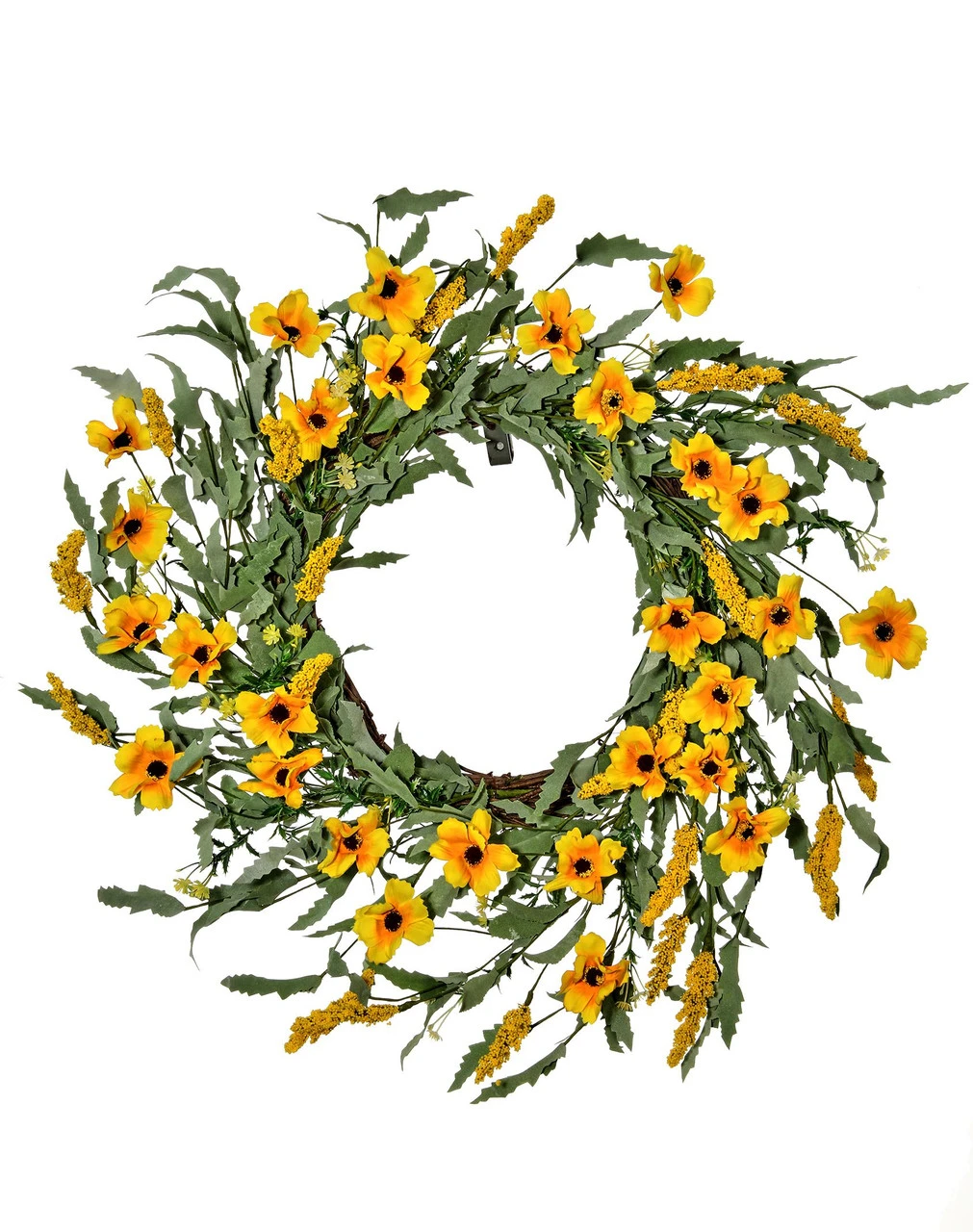 Cosmos & Goldenrod Wreath 22" 3 Cosmos & Goldenrod Wreath 22"
