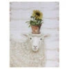 16" Spring Time Sheep Wall Art