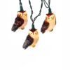 Kurt Adler Light Brown Owl Novelty Light Set